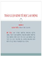 ảnh hưởng của khủng hoảng kinh tế thế giới tới Việt Nam