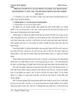 MỘT SỐ VẤN ĐỀ VỀ LÝ LUẬN CHUNG VỀ CÔNG TÁC HẠCH TOÁN THÀNH PHẨM VÀ TIÊU THỤ THÀNH PHẨM TRONG DOANH NGHIỆP SẢN XUẤT