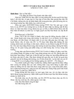 Bài soạn Diễn Văn Khai mạc đại hội Đoàn