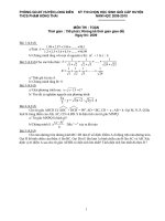 Bài giảng ĐỀ THI HỌC SINH GIỎI + DAP AN TOAN 9 PHAM HONG THAI