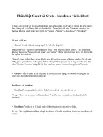 Phân biệt great va grate, incidence và incident