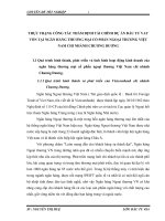 THỰC TRẠNG CÔNG TÁC THẨM ĐỊNH TÀI CHÍNH DỰ ÁN ĐẦU TƯ VAY VỐN TẠI NGÂN HÀNG THƯƠNG MẠI CỔ PHẦN NGOẠI THƯƠNG VIỆT NAM CHI NHÁNH CHƯƠNG DƯƠNG