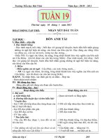 Gián án TUAN 19: 2 BUOI, CKTKN, KNS