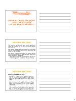 Chính sách nợ tác động như thế nào đến doanh nghiệp