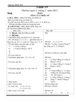 Tài liệu GA lop 2- Tuan 19, 20(Thuy)