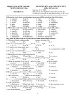 Bài soạn ĐỀ ÔN THI HSG GIỎI SỐ 23