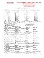 Tài liệu de vong tinh