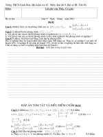 Tài liệu ĐỀ + ĐA KIỂM TRA CHƯƠNG III ĐẠI SỐ 9 ĐỀ 02