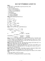 Gián án bài tập hidrocacbon no