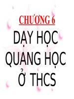 Bài giảng PP day hoc VL o THCS - Quang hoc