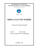 MỘT số BIỆN PHÁP NÂNG CAO HIỆU KINH DOANH tại CÔNG TY THNN MAY XUẤT KHẨU MINH THÀNH 