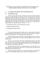 NHỮNG LÍ LUẬN CƠ BẢN VỀ KIỂM TOÁN CÁC KHOẢN DỰ PHÒNG TRONG KIỂM TOÁN BÁO CÁO TÀI CHÍNH