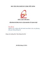 Phương pháp luận và nghiên cứu khoa hoc_nghiên cứu và phát triển thẻ thanh toán điện tử cho các phương tiện giao thông đường bộ