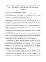 BIỆN PHÁP NÂNG CAO HIỆU QỦA HOẠT ĐỘNG TÍN DỤNG NGẮN HẠN TẠI NGÂN HÀNG CÔNG THƯƠNG TỈNH ĐỒNG THÁP