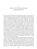 Lord, is it - Christic saints and apostolic mourners