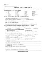 Tài liệu kiem tra 15 phut su bai 8