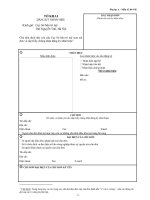 Tờ khai đăng ký nhãn hiệu