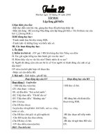 Bài giảng Lớp 5 tuần 22