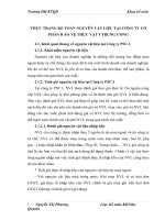 THỰC TRẠNG KẾ TOÁN NGUYÊN VẬT LIỆU TẠI CÔNG TY CỔ PHẦN B ẢO VỆ THỰC VẬT 1 TRUNG ƯƠNG