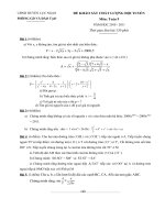 Gián án Đề khảo sất đội tuyển toán 9 2010 - 2011