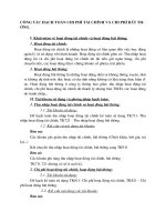 CÔNG TÁC HẠCH TOÁN CHI PHÍ TÀI CHÍNH VÀ CHI PHÍ BẤT THƯỜNG