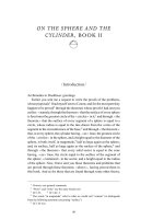 On the Sphere and the Cylinder, Book II