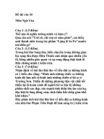 Bài giảng Tuyển sinh 10