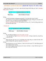 Gián án NGỮ PHÁP UNIT 6