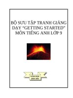 Gián án BỘ SƯU TẬP TRANH ANH VĂN 9 - DẠY 