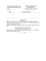 Bài soạn Bộ đề + đáp Tiếng Việt  tiết 115 văn 6