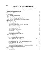 Giám sát thi công và nghiệm thu các công trình BTCT