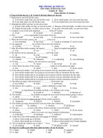 Anh 10 Đề thi HK I số 7