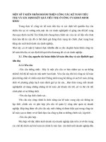 MỘT SỐ Ý KIẾN NHẰM HOÀM THIỆN CÔNG TÁC KẾ TOÁN TIÊU THỤ VÀ XÁC ĐỊNH KẾT QUẢ TIÊU THỤ Ở CÔNG TY KHOÁ MINH KHAI