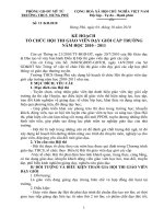 Gián án KH thi GV dạy giỏi