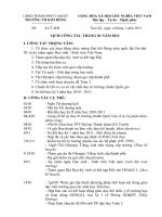 Tài liệu Lịch công tác tháng 1/2011