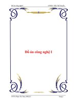 Đồ án công nghệ 1