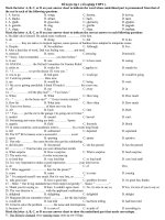 Bài giảng ôn thi TNTHPT