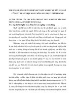 PHƯƠNG HƯỚNG HOÀN THIỆN KẾ TOÁN NGHIỆP VỤ BÁN HÀNG Ở CÔNG TY XUẤT NHẬP KHẨU NÔNG SẢN THỰC PHẨM HÀ NỘI