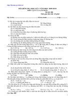 Lý 11 Đề thi HK I số 8