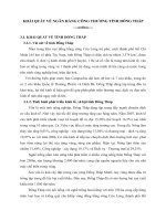 KHÁI QUÁT VỀ NGÂN HÀNG CÔNG THƯƠNG TỈNH ĐỒNG THÁP