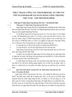 THỰC TRẠNG CÔNG TÁC THẨM ĐỊNH DỰ ÁN CHO VAY VỐN NGÀNH BAO BÌ TẠI NGÂN HÀNG CÔNG THƯƠNG VIỆT NAM – CHI NHÁNH BA ĐÌNH