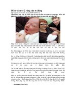 Tài liệu Bé sơ sinh có 2 răng