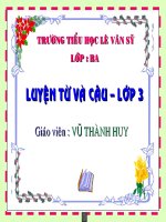 Bài giảng câu kể ai thế nào