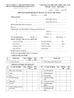 BIÊN BẢN KIỂM ĐỊNH KỸ THUẬT AN TOÀN TỜI NÂNG