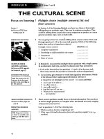 Focus on Academic Skills for IELTS - The cultural scene