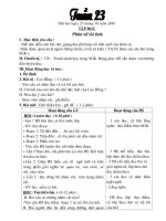 Bài giảng Giáo án lớp 5 tuần 23