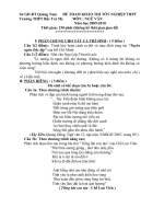 Đề tham khao môn văn