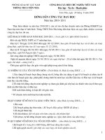 Gián án Hướng dẫn thực hiện nhiệm vụ chuyên môn của phó HT