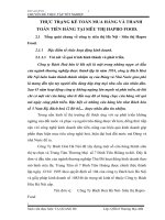 Thực trạng kế toán nghiệp vụ mua hàng và thanh toán tiền hàng tại siêu thị Hapro Food