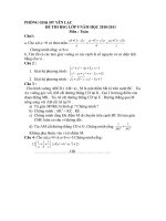 Bài soạn Đề thi HSG Yên Lạc,VPhuc- 2011.Tạ Minh Hiếu